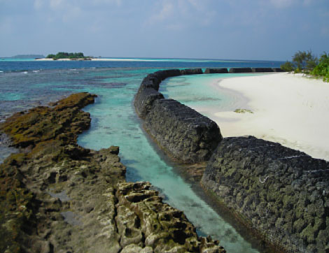 bassa marea - Astronomia alle Maldive