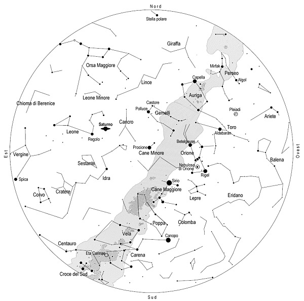 Mappa Cielo Maldiviano
