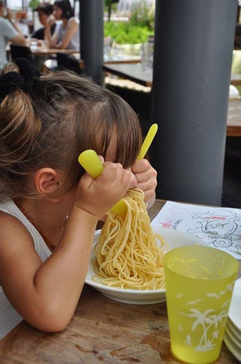 bambini e cibo alle Maldive