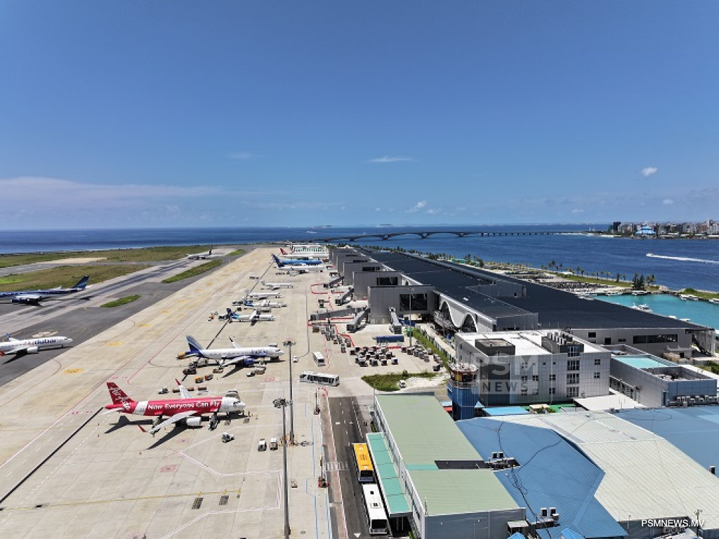 Hulhulhe aeroporto Velana Maldive