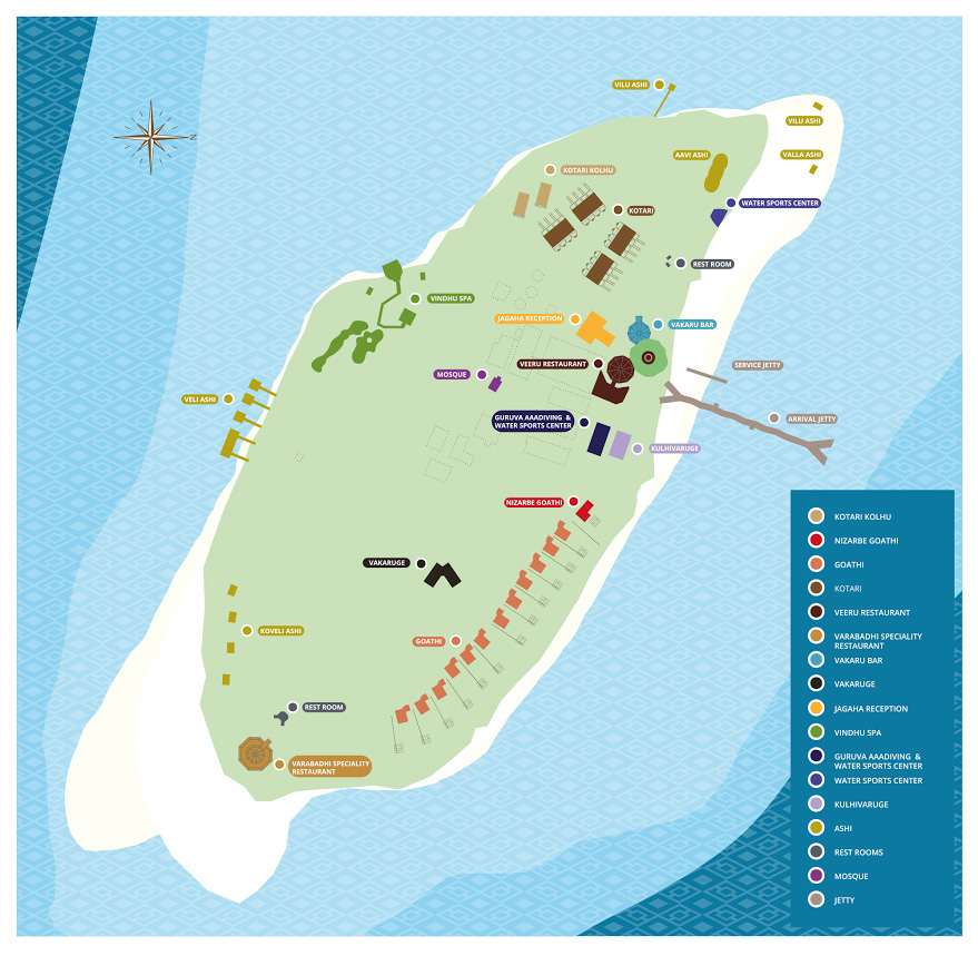 mappa Yash Nature Resort, Map Maldives