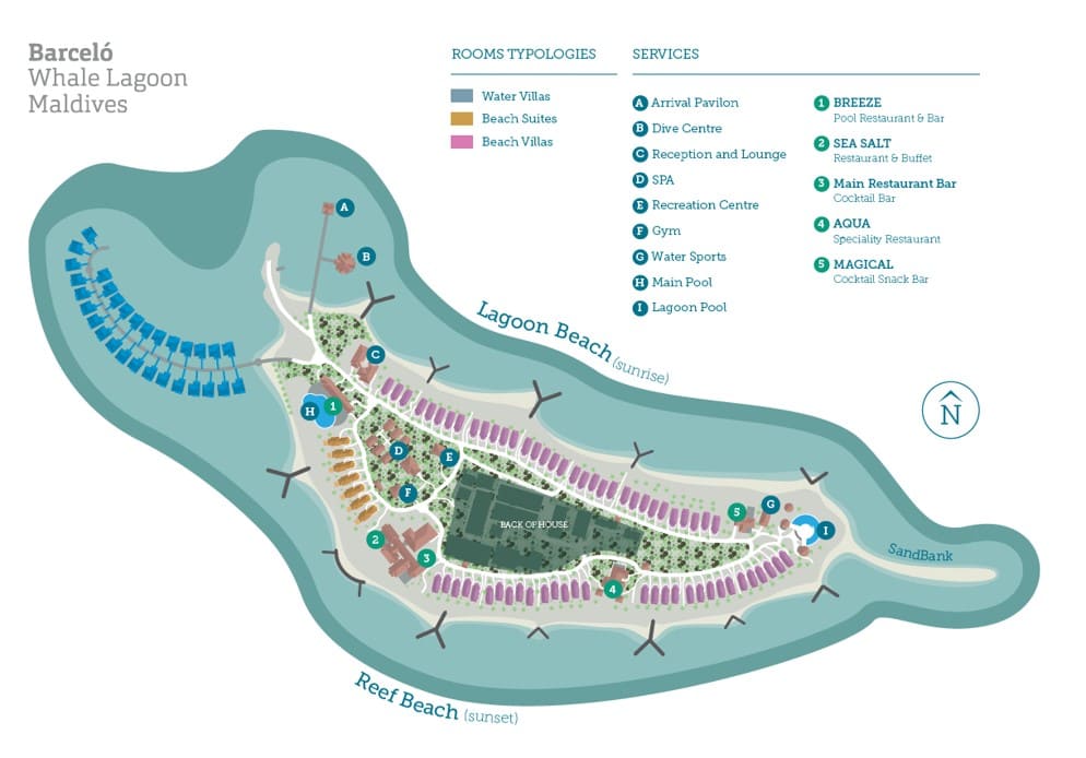 mappa Barceló Whale Lagoon Maldives, Map Maldives