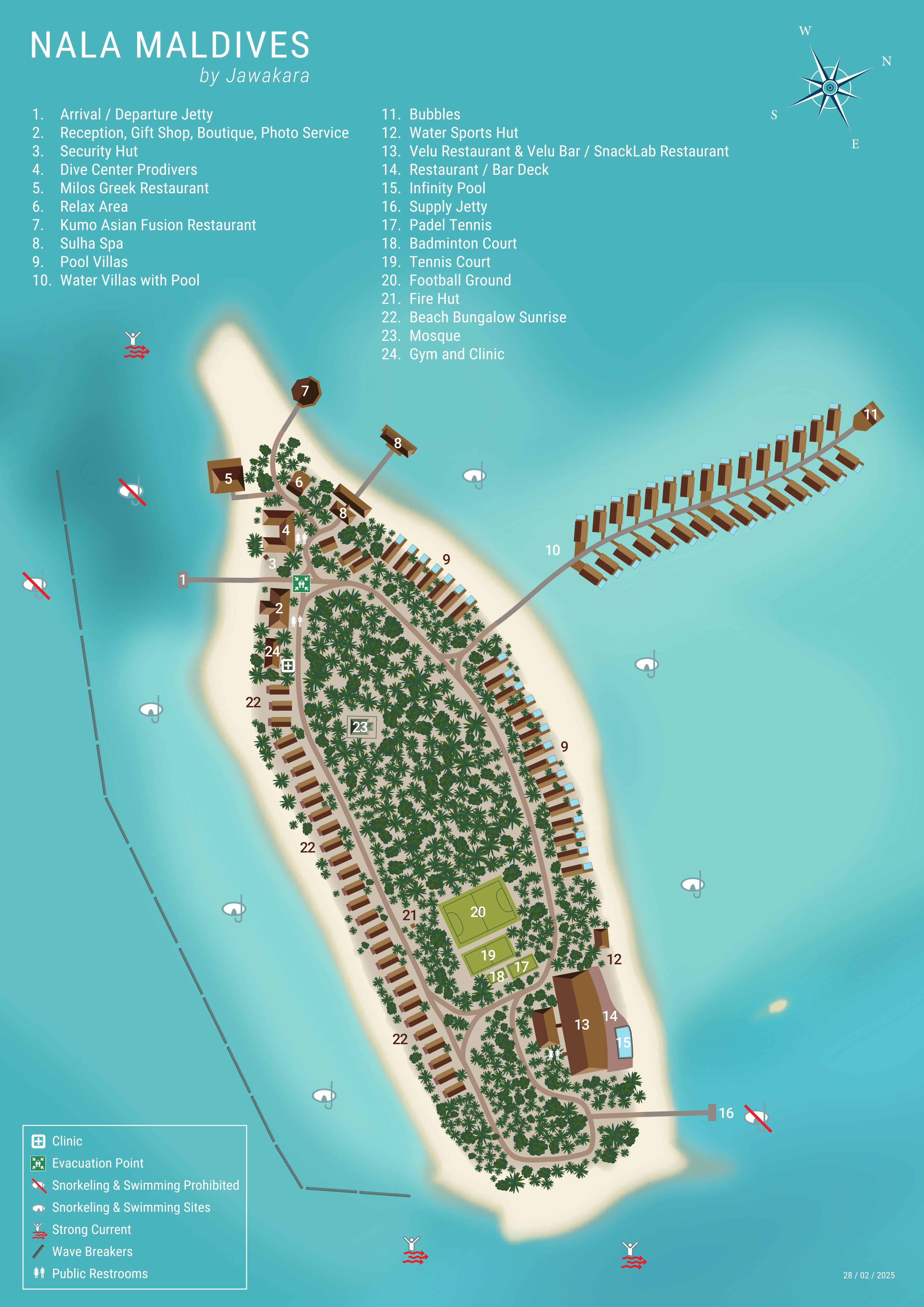mappa Nala Maldives by Jawakara Maldives, Map Maldives