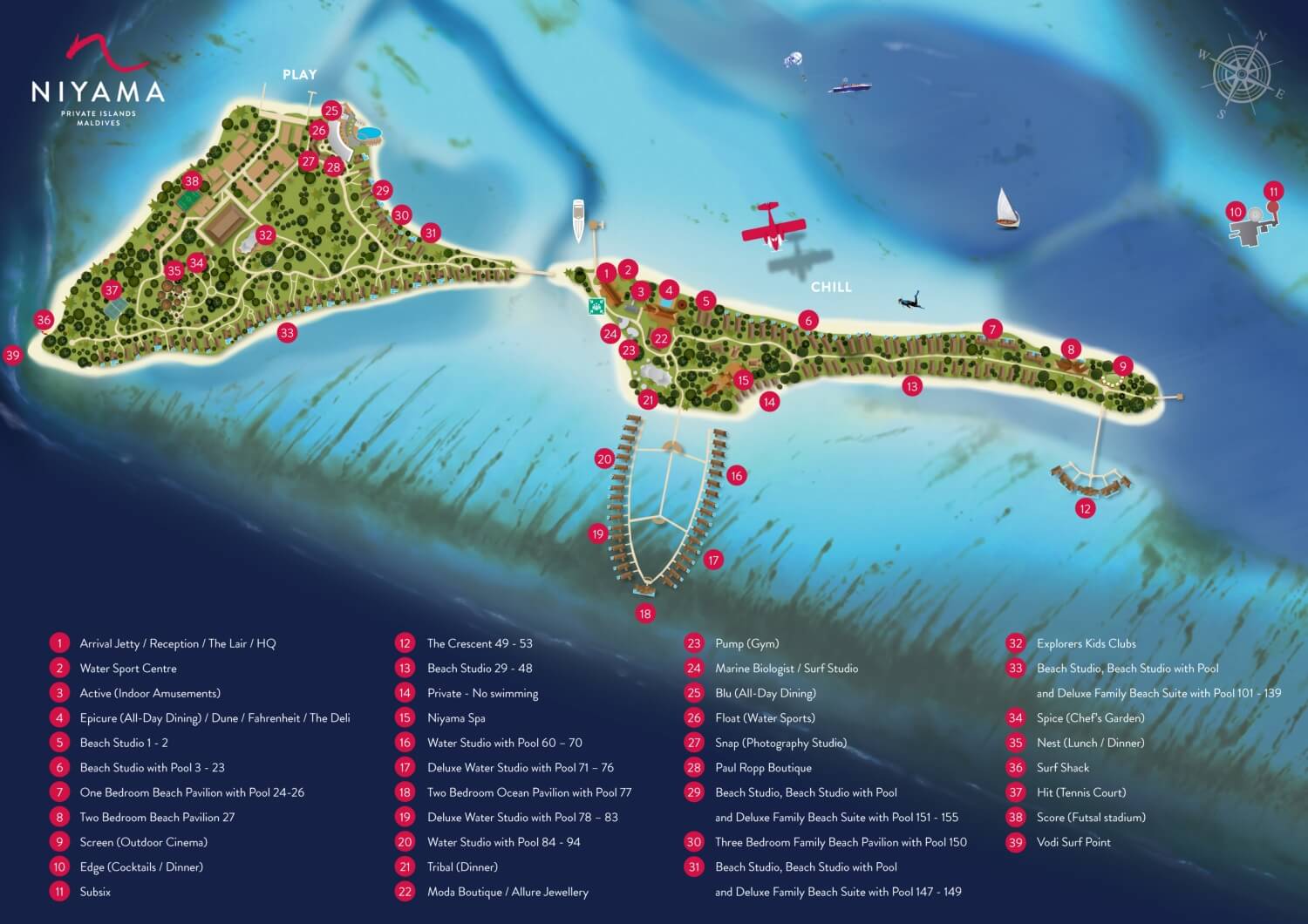 Niyama Maldive, Map Maldives