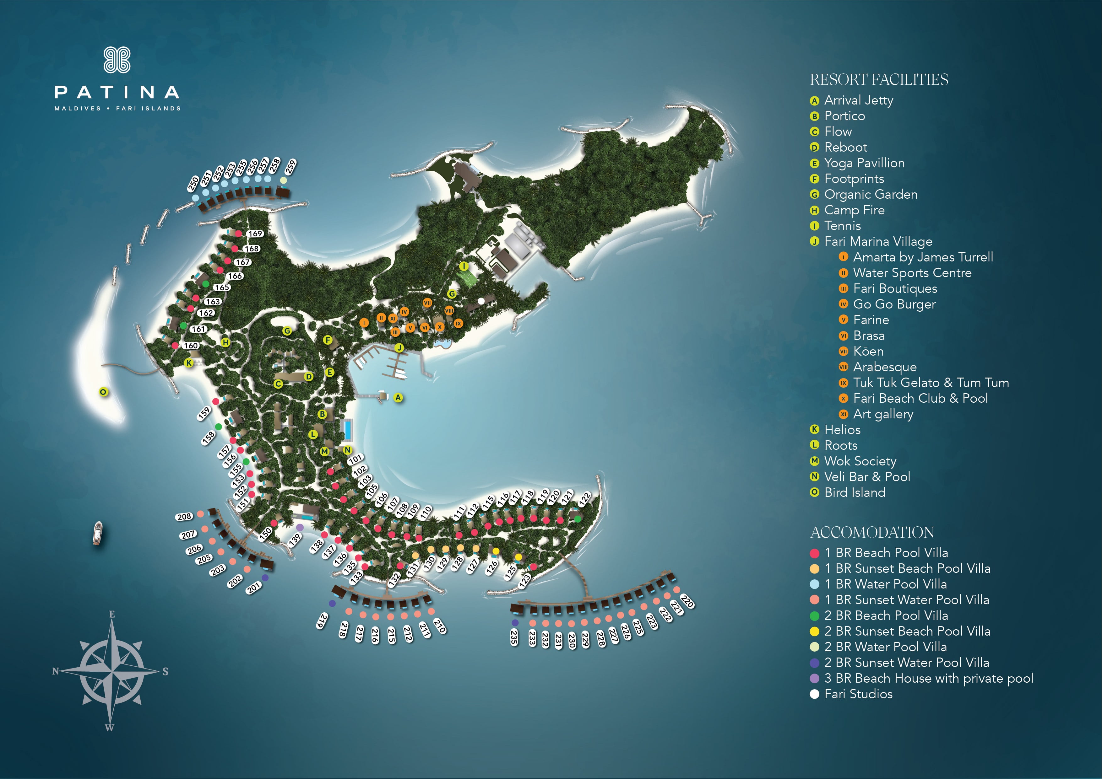 mappa Patina Maldives Resort, Map Maldives