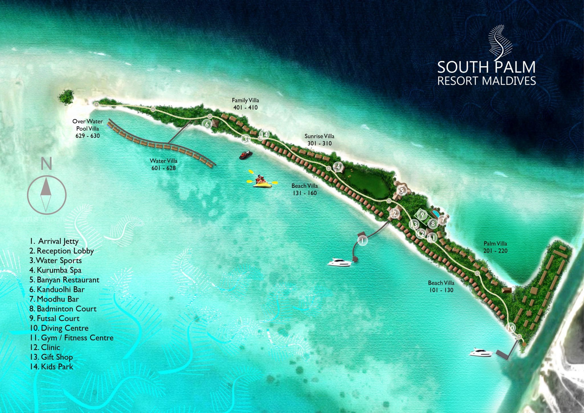 mappa South Palm Resort Maldives Maldive, Map Maldives