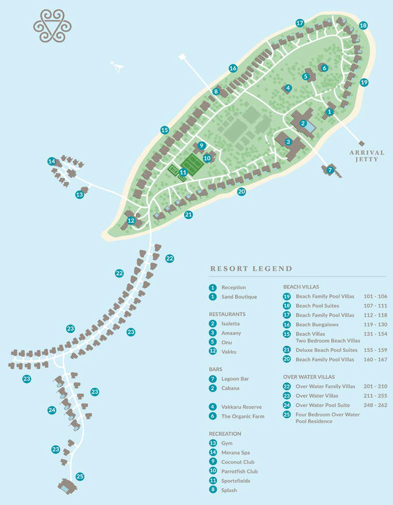mappa Vakkaru Maldive, Map Maldives