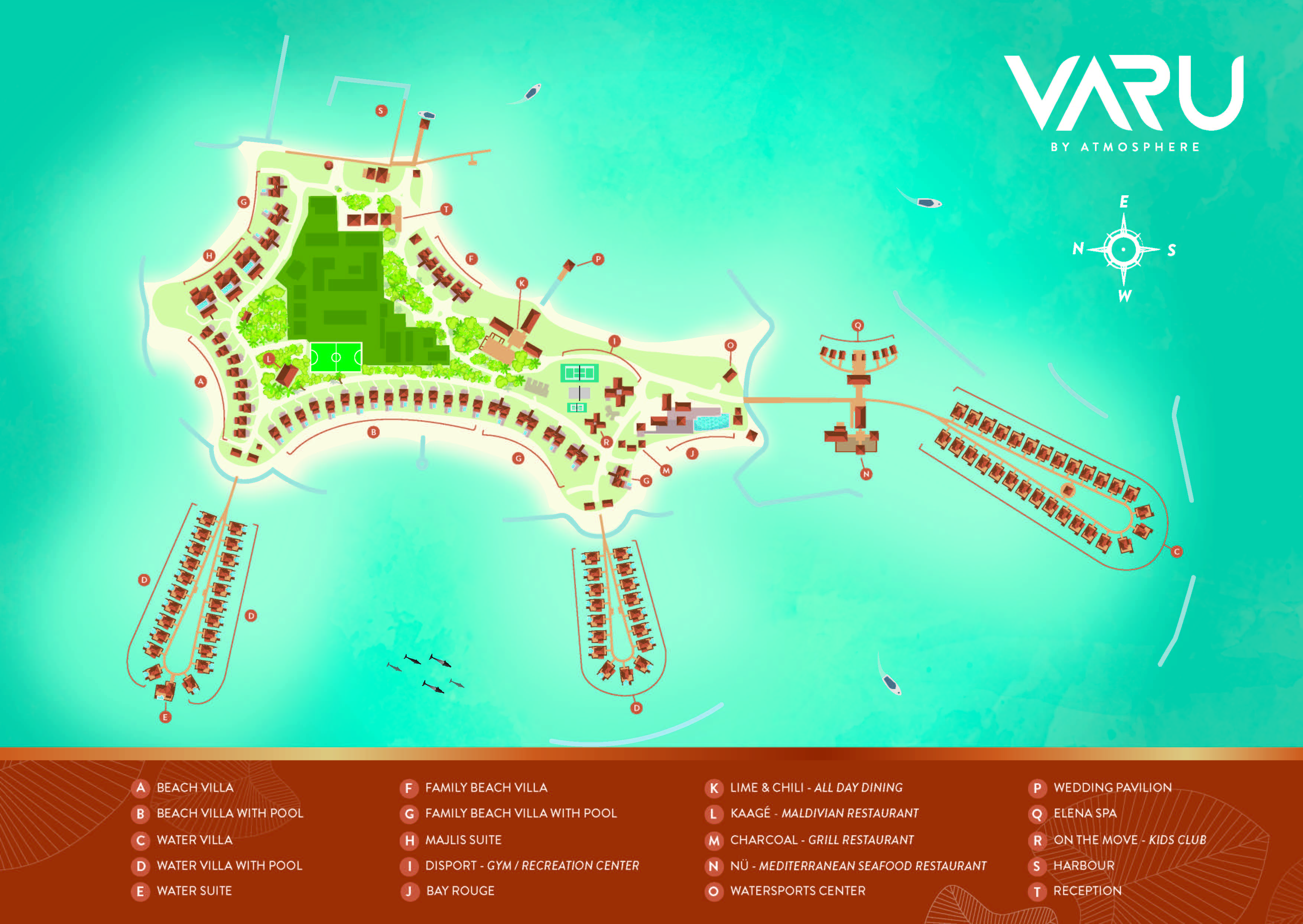 mappa VARU by Atmosphere Maldive, Map Maldives