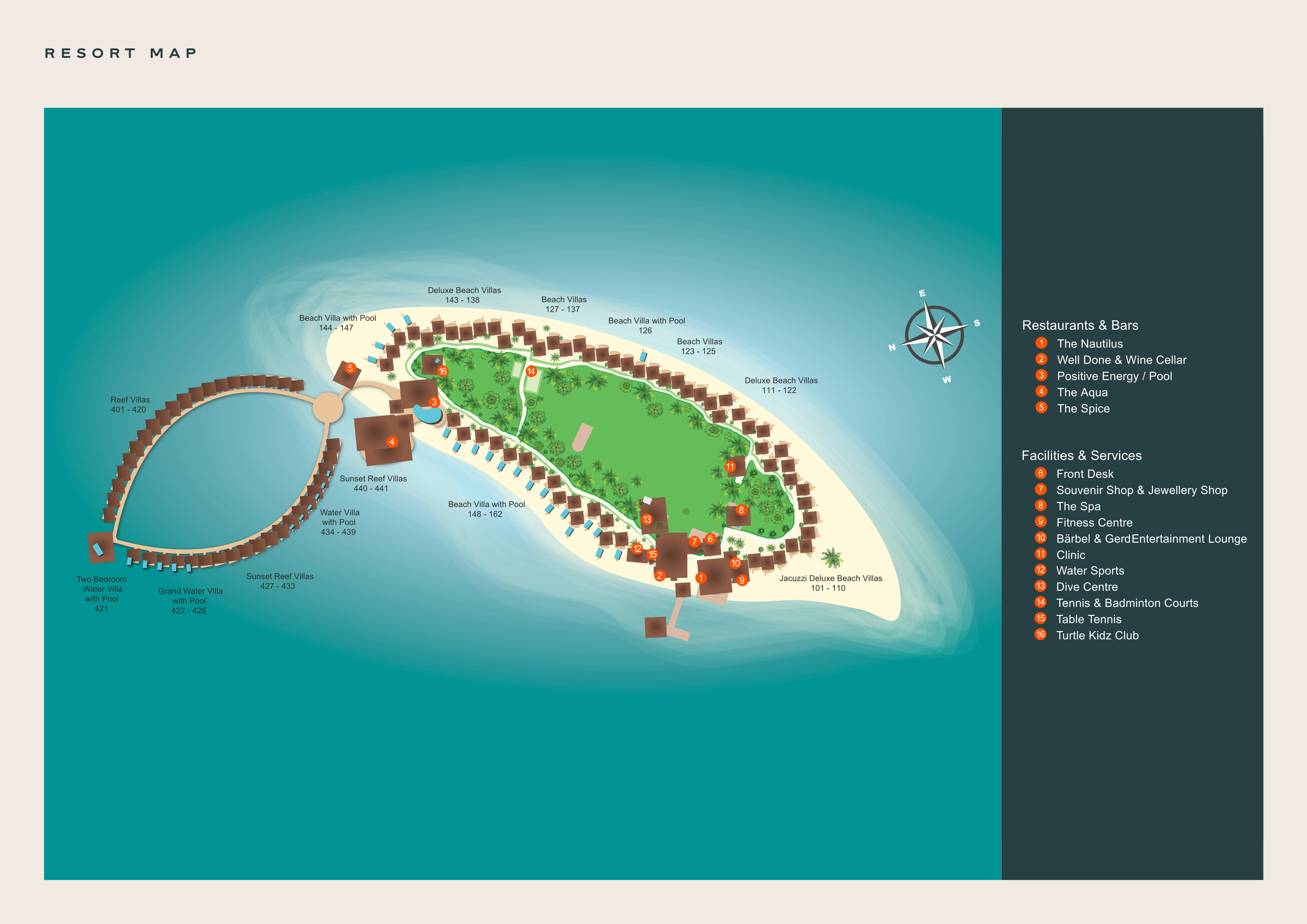 mappa Sun Siyam Vilu Reef Maldive, Map Maldives